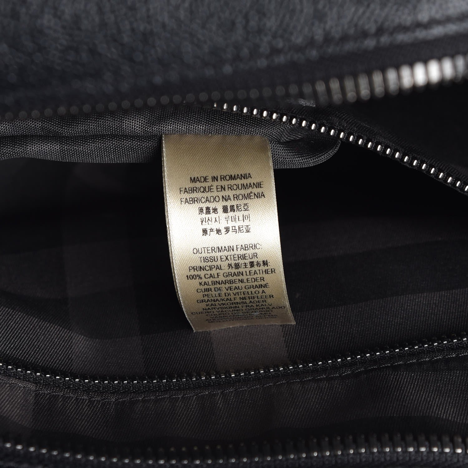 Burberry Textured Calfskin Briefcase Black 7 of 8