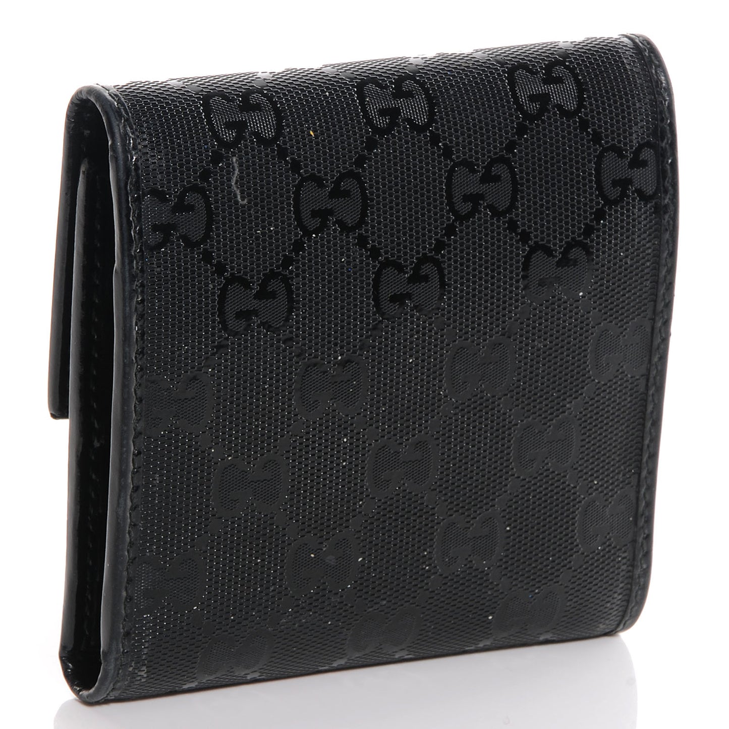 Imprime Monogram GG Pierce Tri Fold Wallet Black