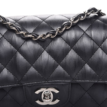 Chanel Calfskin Quilted Mini Rectangular Flap Charcoal 8 of 9