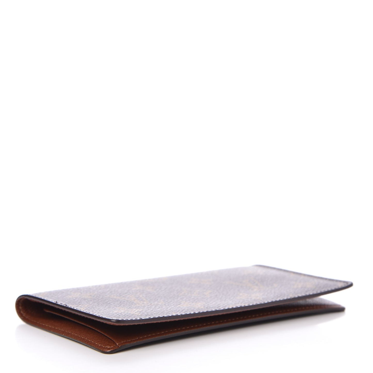 Monogram Simple Checkbook Holder Wallet