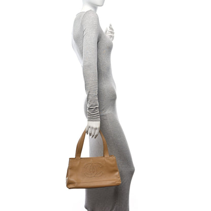 Chanel Caviar CC Shoulder Bag Beige 2 of 11