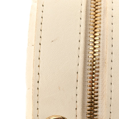 Chanel Lambskin Coco Lifesaver Round Bag Black White 14 of 16