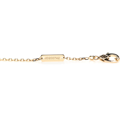 Van Cleef & Arpels 18K Yellow Gold Black Onyx Vintage Alhambra Pendant Necklace 4 of 5