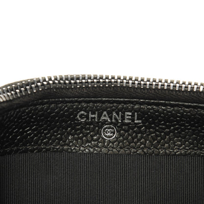 Chanel Caviar Quilted Small Clutch With Chain Dark Charcoal 6 of 12
