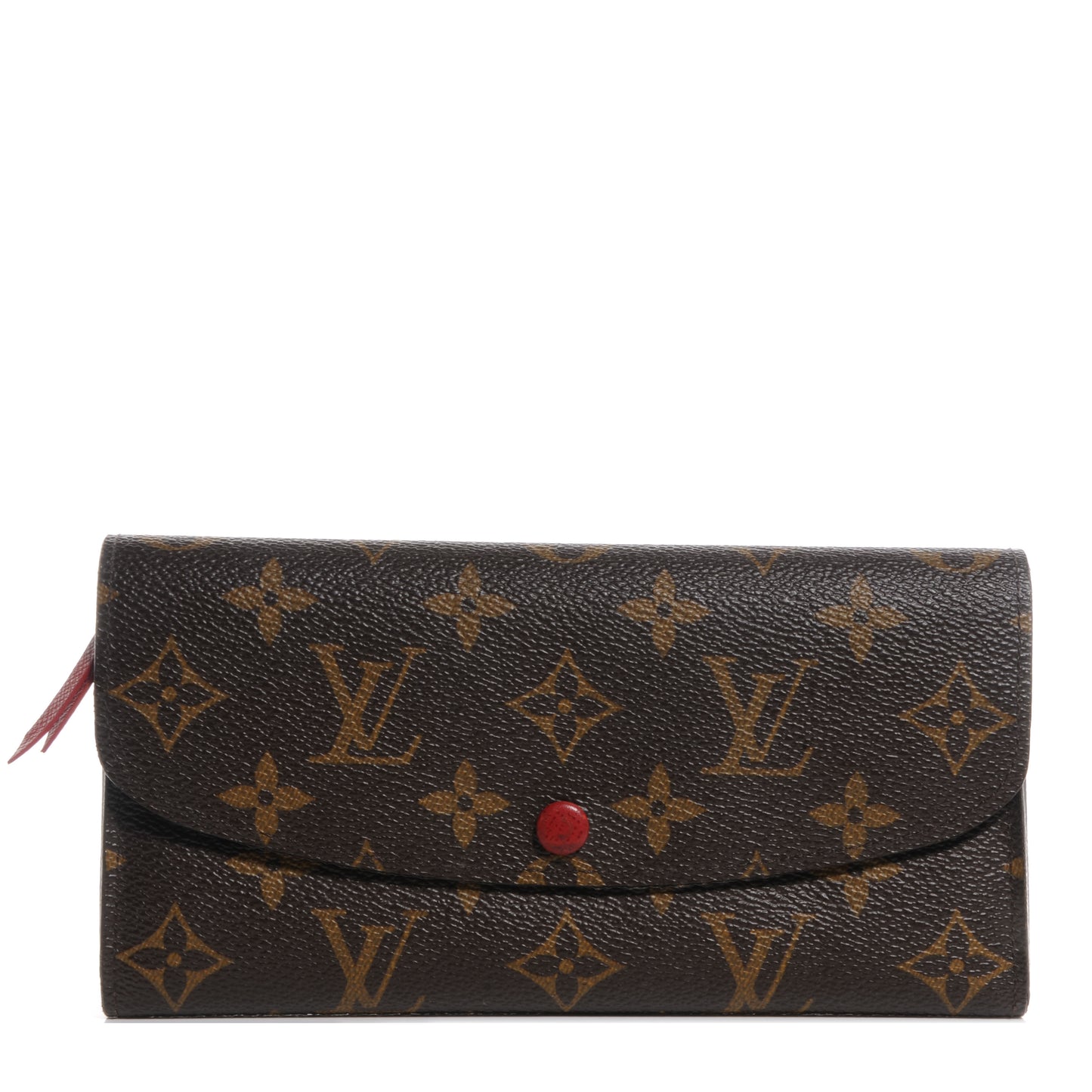 Monogram Emilie Wallet Red