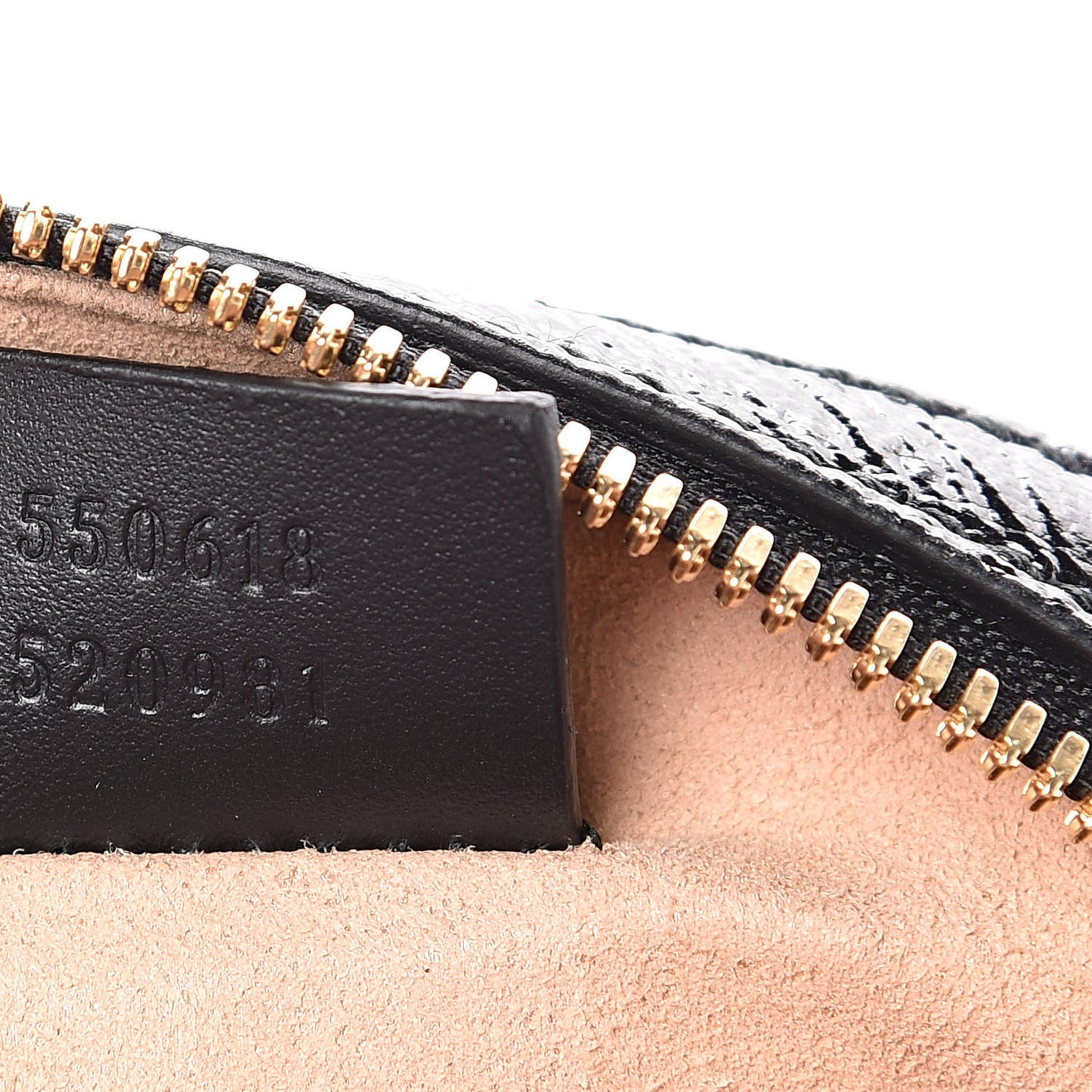 Suede Patent Web Mini Ophidia Round Shoulder Bag Black
