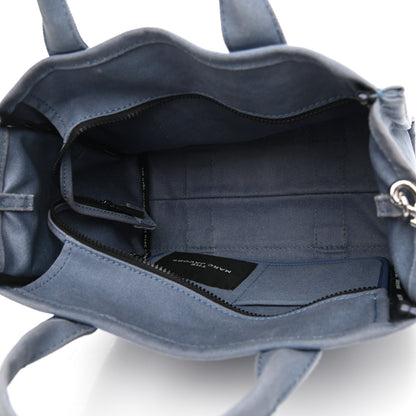 Marc Jacobs Cotton Canvas Medium The Traveler Tote Bag Blue Shadow 5 of 10
