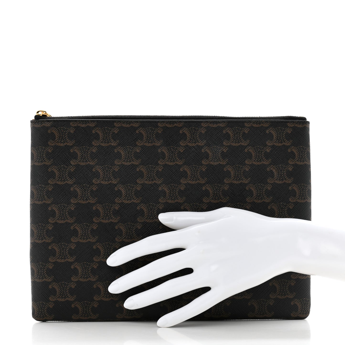 Triomphe Canvas Pouch Black
