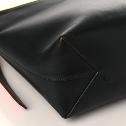 Celine Shiny Smooth Calfskin Twisted Cabas Ivory Black 9 of 10