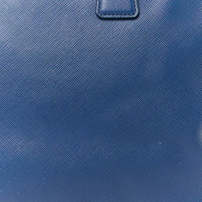Prada Saffiano Medium Galleria Double Zip Tote Bluette 7 of 11