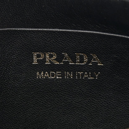 Prada Soft Calfskin Arque Shoulder Bag Black 6 of 9