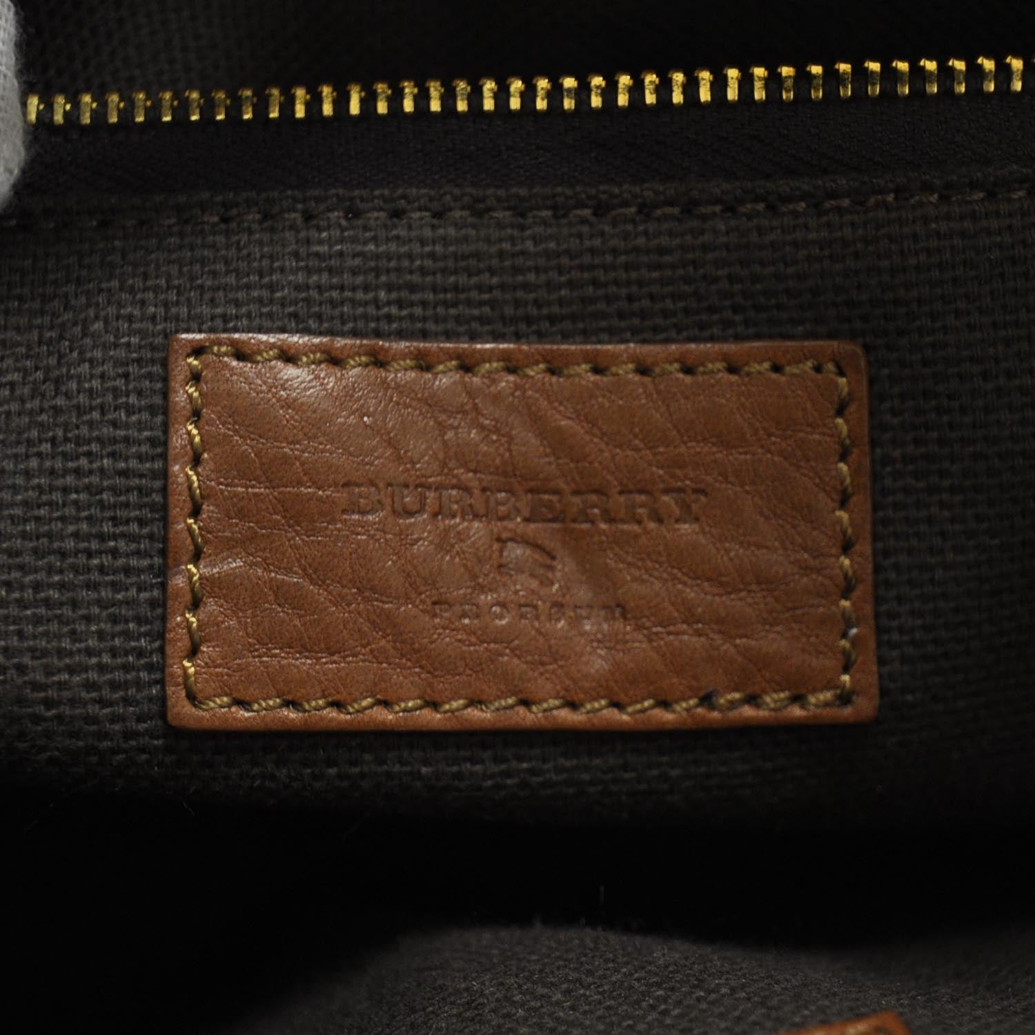 Burberry Canvas House Check Clutch 7 of 8