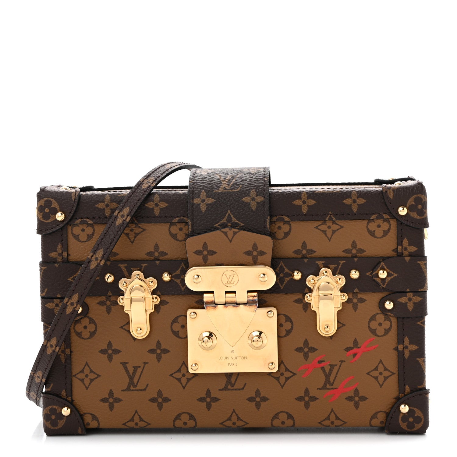Louis Vuitton Reverse Monogram Petite Malle 1 of 9