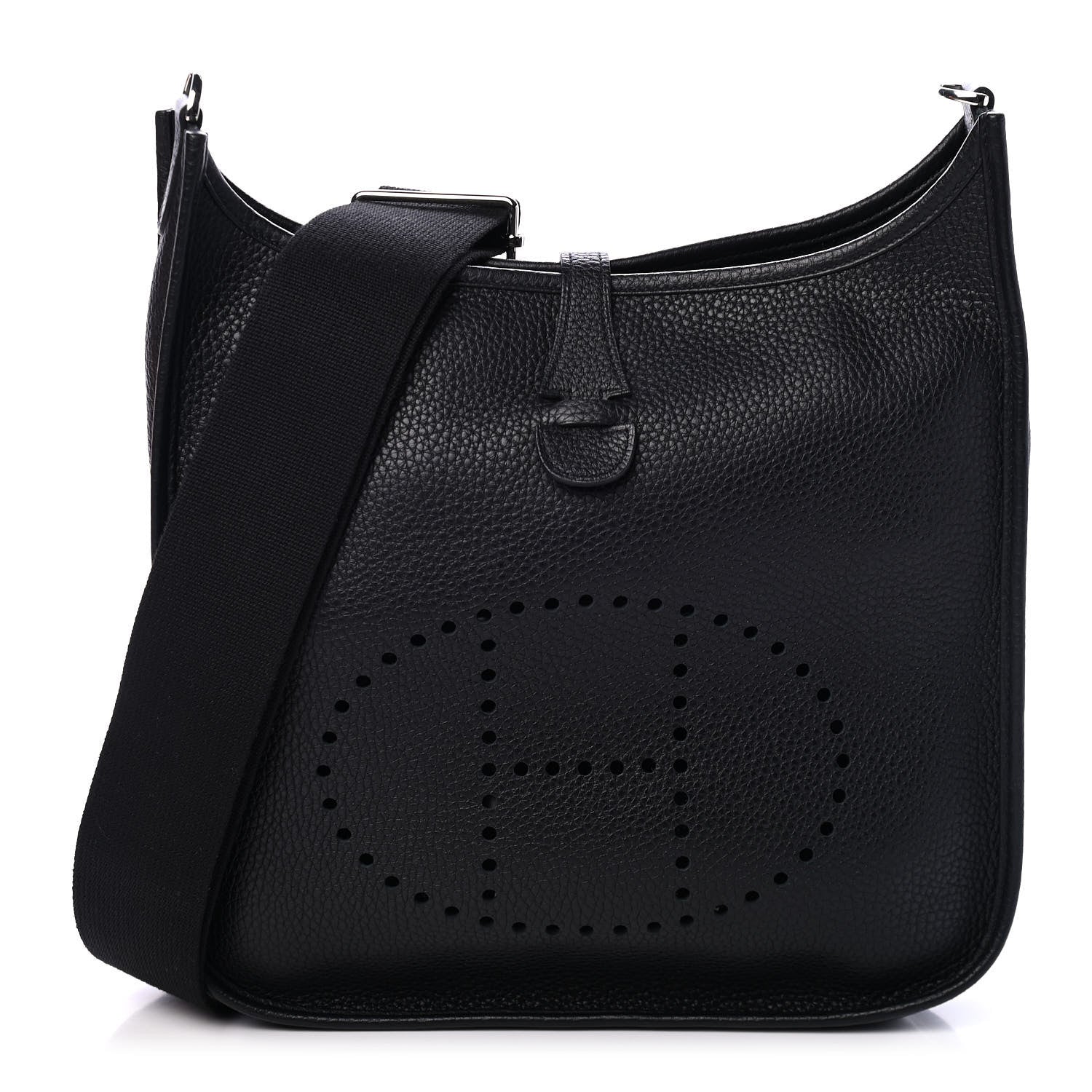 Hermes Taurillon Clemence Evelyne III PM Black 1 of 4