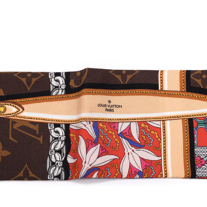Louis Vuitton Silk Monogram Confidential Garden Bandeau Brown 5 of 5