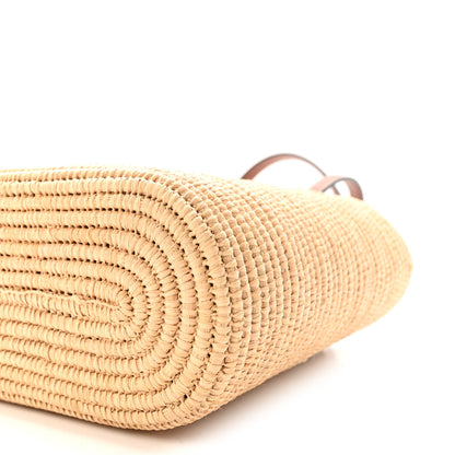 Loewe Raffia Small Square Basket Tote Bag Natural Tan 9 of 9