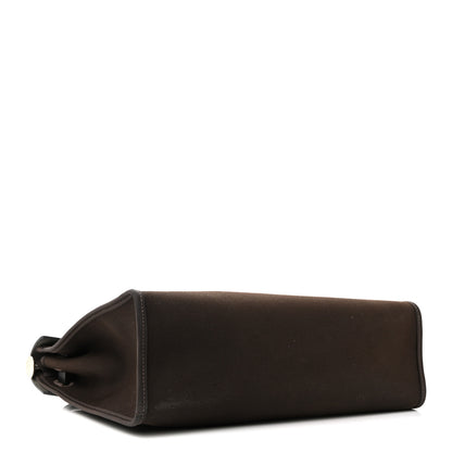Hermes Military Toile Vache Hunter Herbag Zip 31 PM Ebene Black 14 of 40