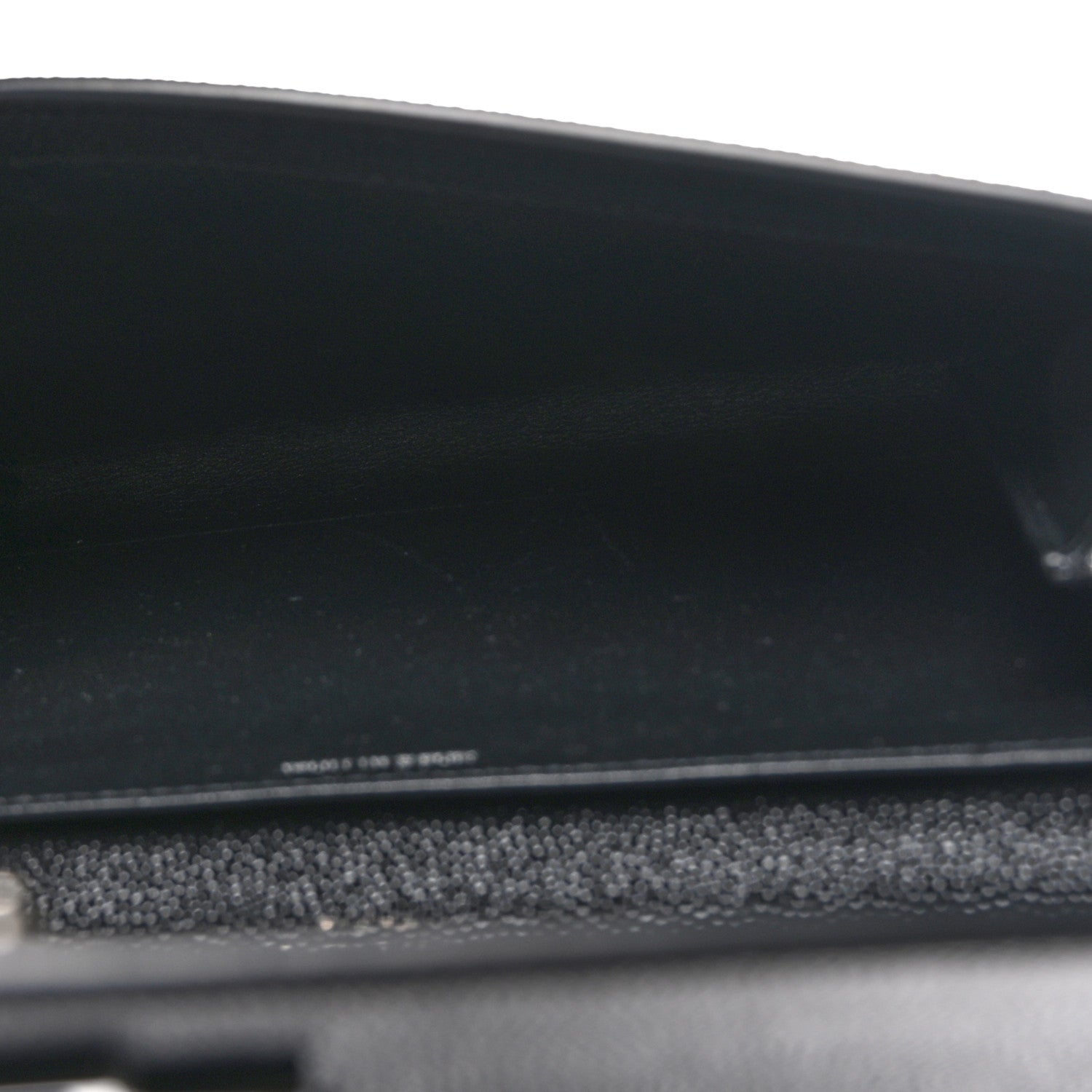 Saint Laurent Grain de Poudre Uptown Chain Wallet Black 6 of 11