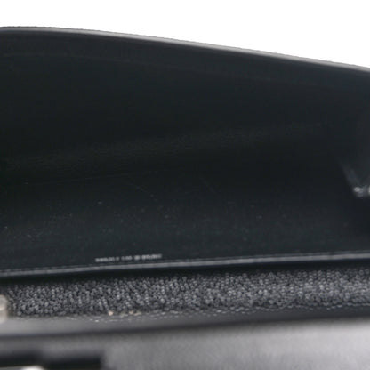 Saint Laurent Grain de Poudre Uptown Chain Wallet Black 6 of 11