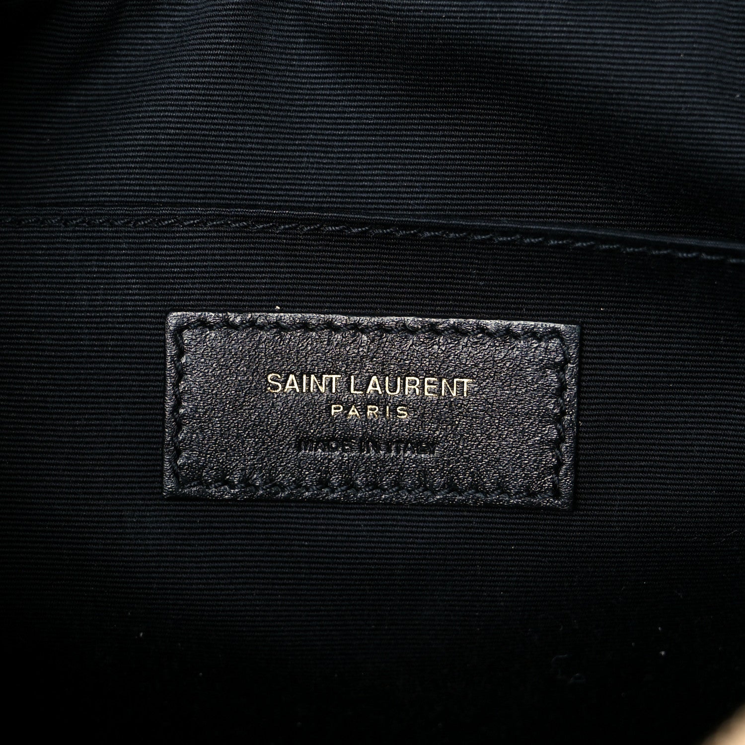 Saint Laurent Calfskin Matelasse Monogram Lou Camera Bag Dark Beige 6 of 10