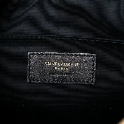 Saint Laurent Calfskin Matelasse Monogram Lou Camera Bag Dark Beige 6 of 10