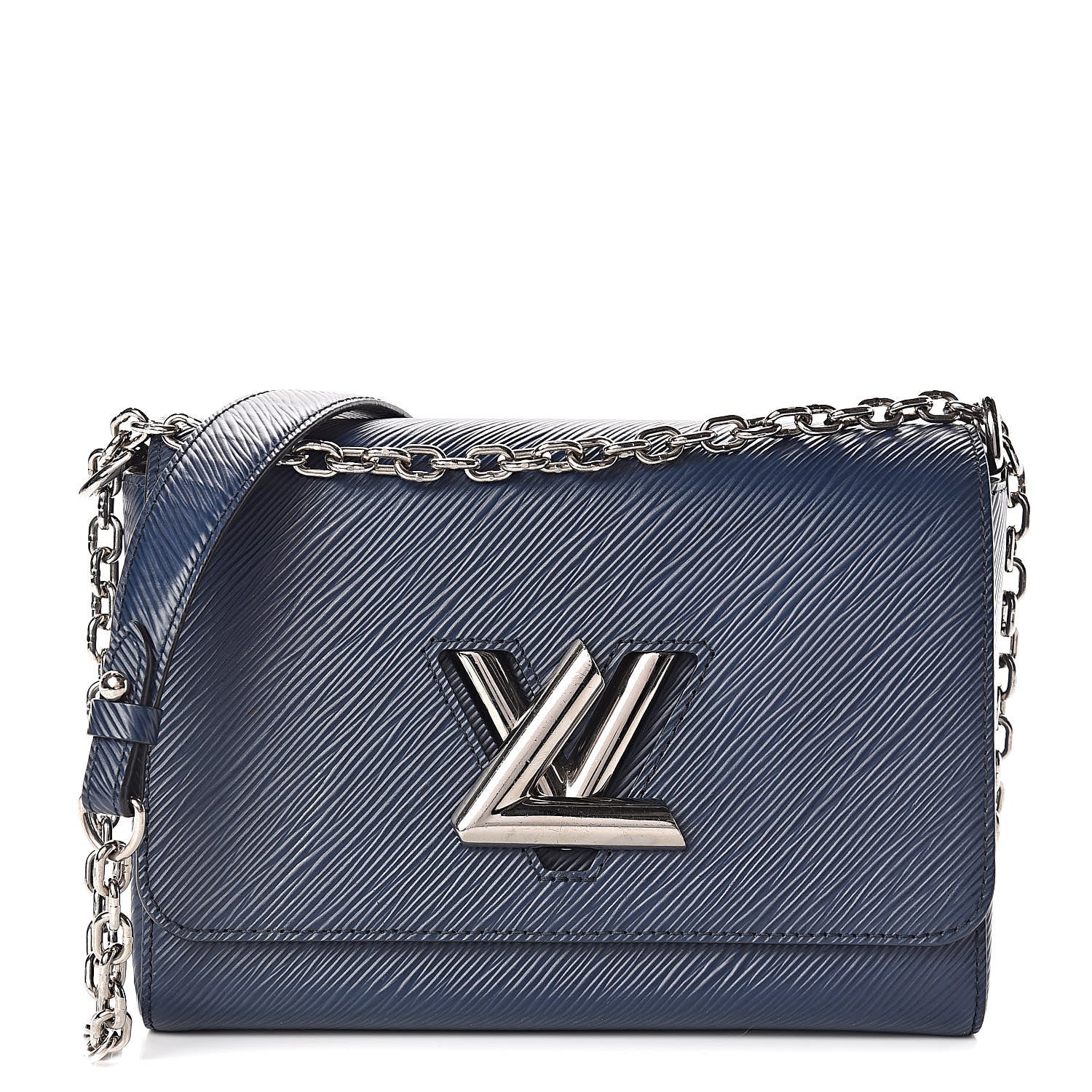 Louis Vuitton Epi Twist Shoulder Bag MM Indigo 1 of 11