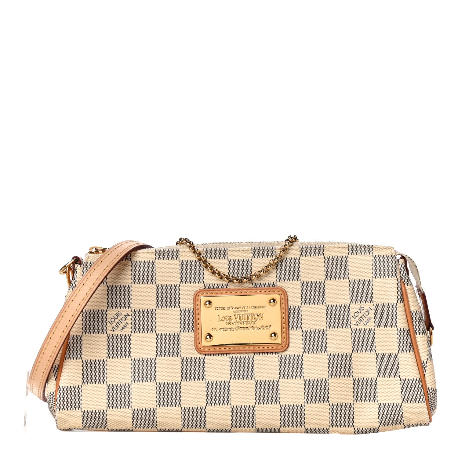 Louis Vuitton Damier Azur Eva Clutch 1 of 10