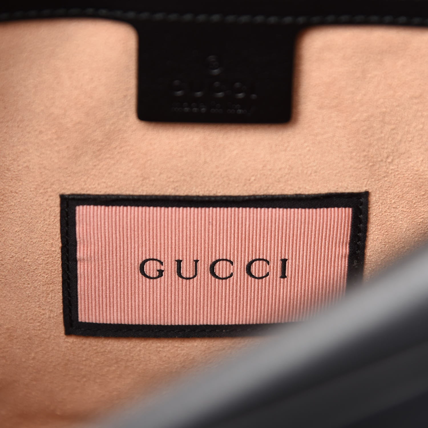 Gucci Calfskin Matelasse GucciGhost Medium GG Marmont Chain Shoulder Bag Black New Acquamarine 8 of 11