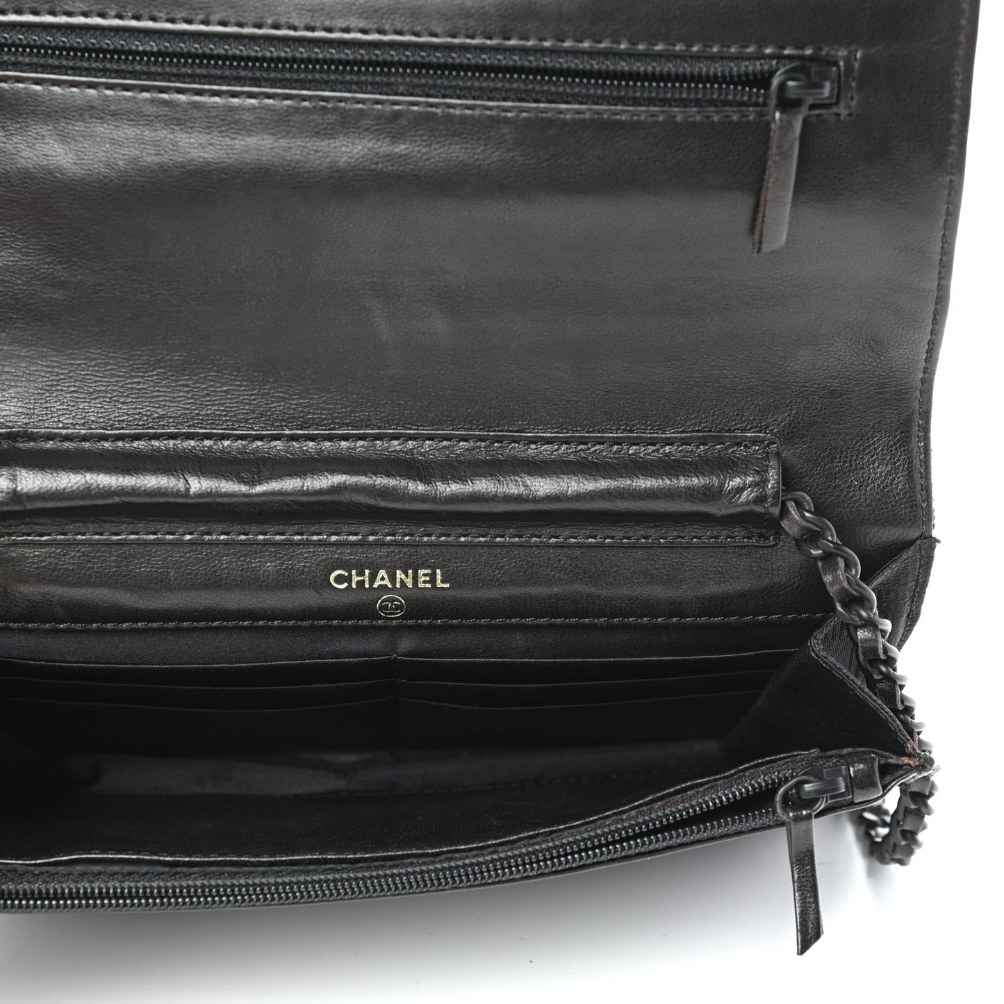 Nylon Travel Wallet On Chain WOC Black