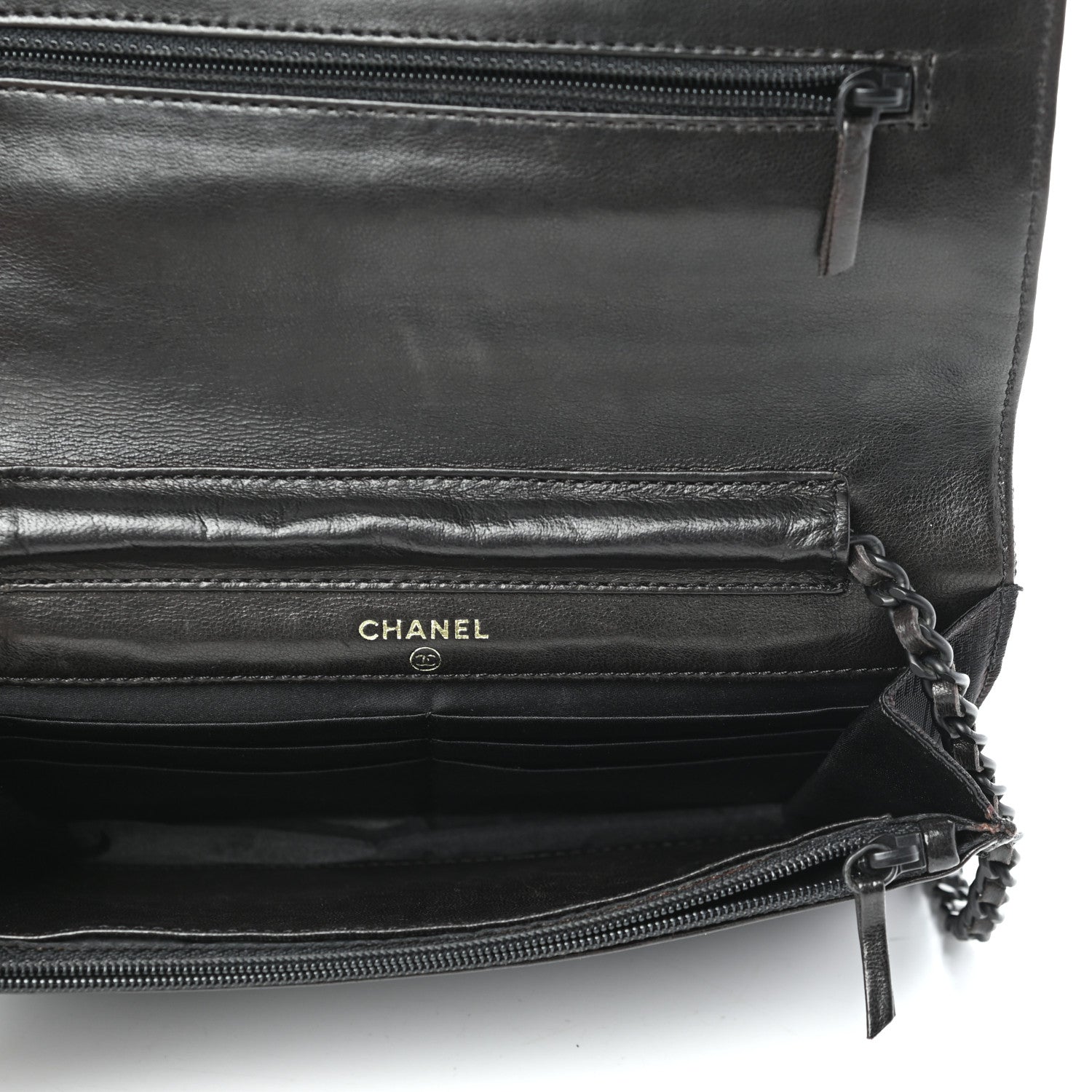 Chanel Nylon Travel Wallet On Chain WOC Black 5 of 9