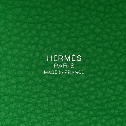 Hermes Taurillon Clemence Picotin Lock 18 PM Vert Comics 6 of 11