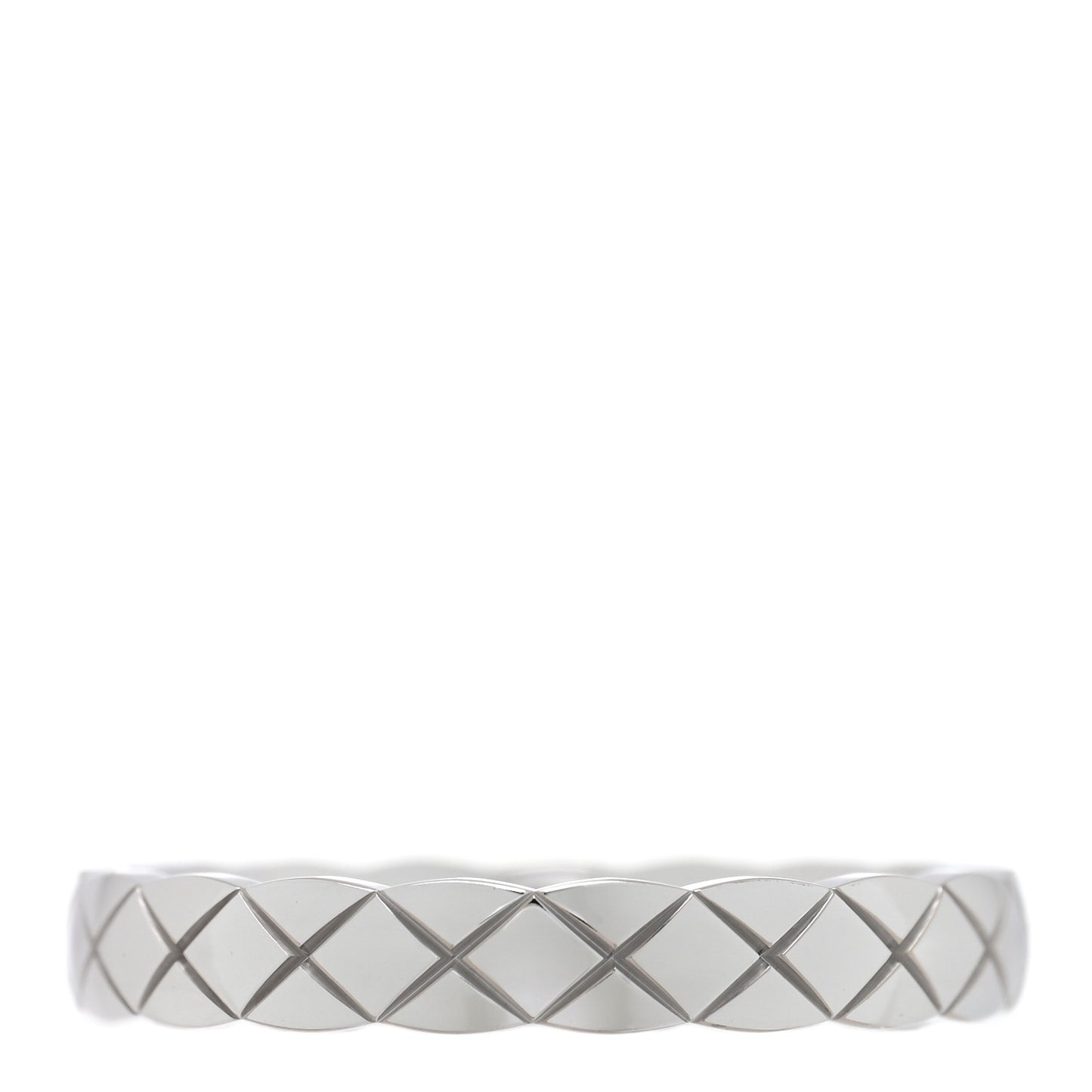 18K White Gold Mini Coco Crush Ring 54 7