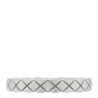 Chanel 18K White Gold Mini Coco Crush Ring 54 7 1 of 4