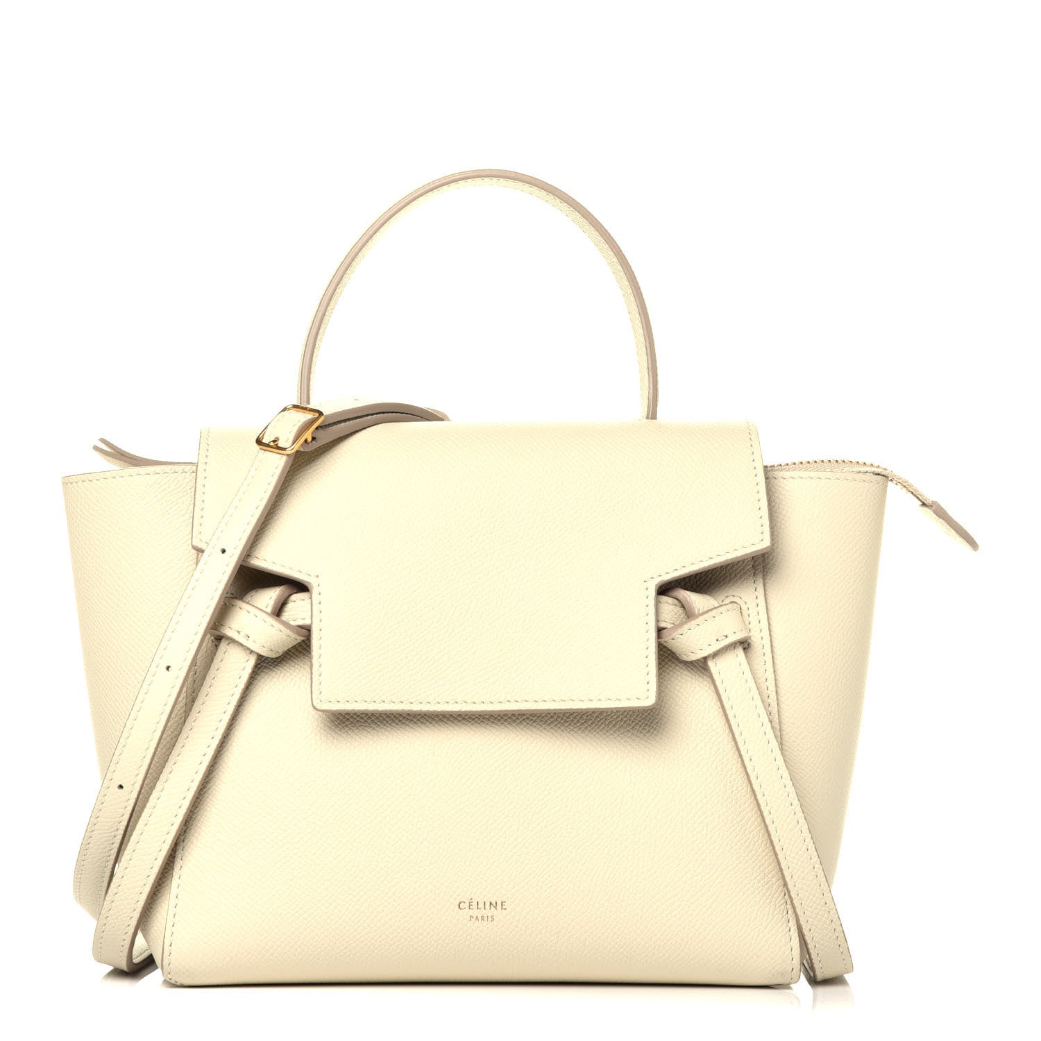 Celine Grained Calfskin Nano Belt Bag Linen 1 of 10
