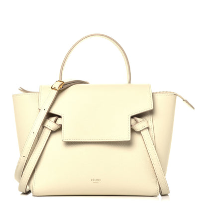 Celine Grained Calfskin Nano Belt Bag Linen 1 of 10