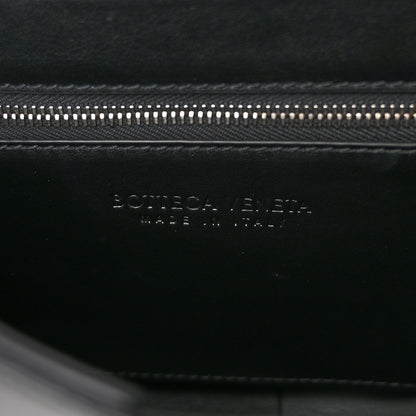 Bottega Veneta Lambskin Maxi Intrecciato Speed Cassette Crossbody Bag Black 6 of 9