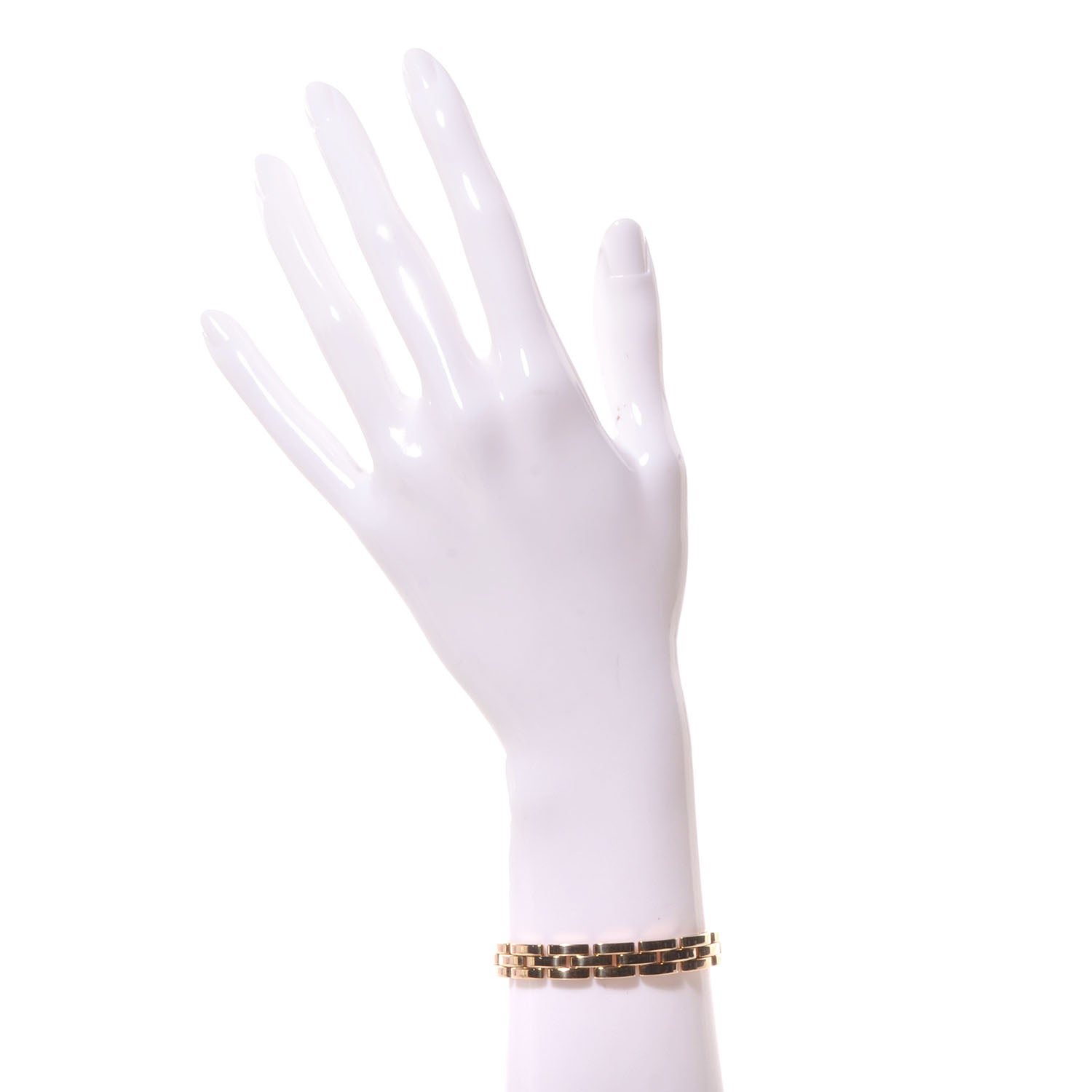 Cartier 18K Yellow Gold Panthere Maillon 3 Link Bracelet 2 of 6