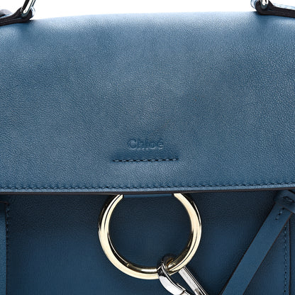Chloe Calfskin Mini Faye Day Shoulder Bag Navy Ink 9 of 9