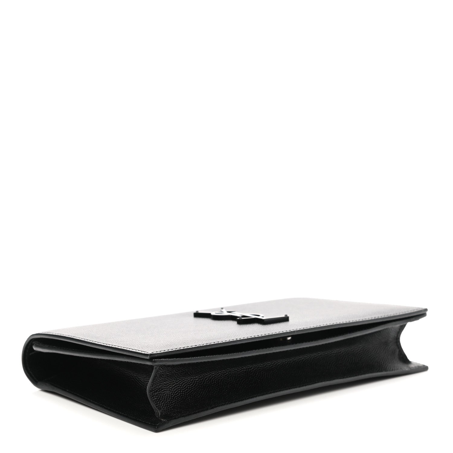 Saint Laurent Grain De Poudre Classic Monogram Kate Clutch Black 3 of 7