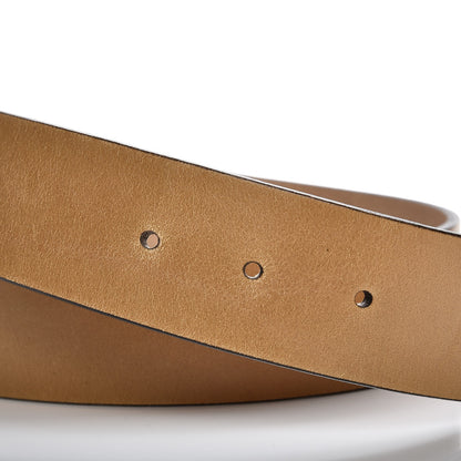 Gucci Calfskin Tortoise Gold Interlocking G Belt 90 36 Light Brown 6 of 7