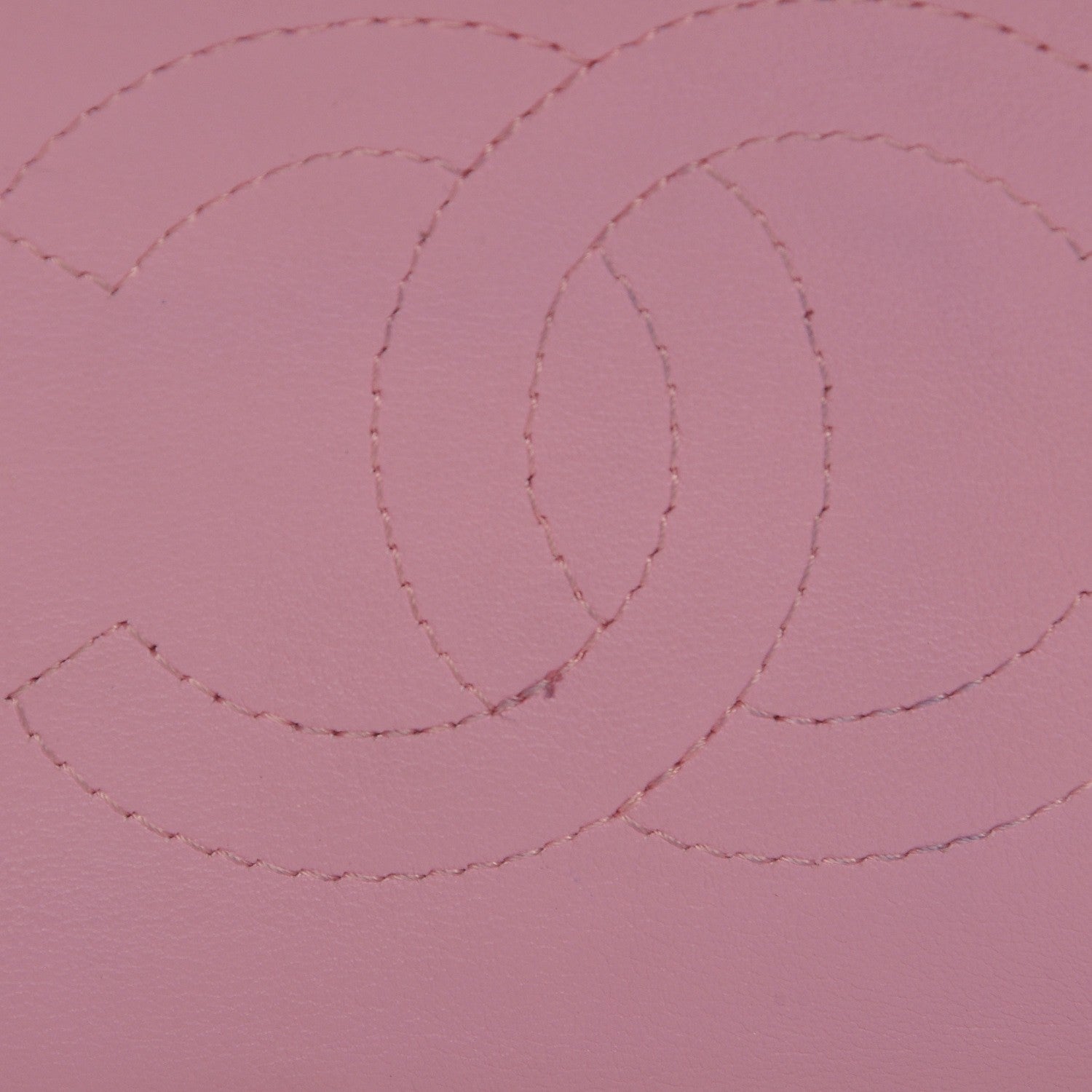 Chanel Lambskin Timeless CC Pochette Pink 8 of 9