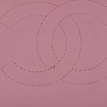 Chanel Lambskin Timeless CC Pochette Pink 8 of 9