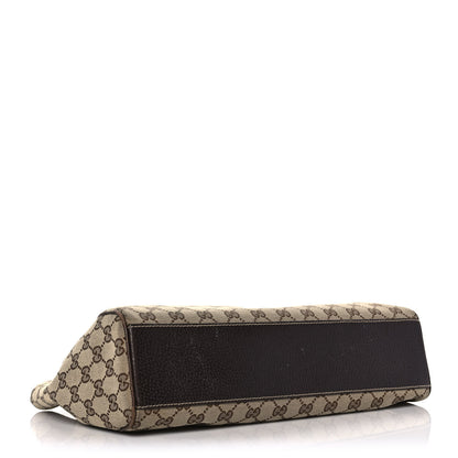 Gucci Monogram Medium Charmy Shoulder Bag Dark Brown 4 of 12