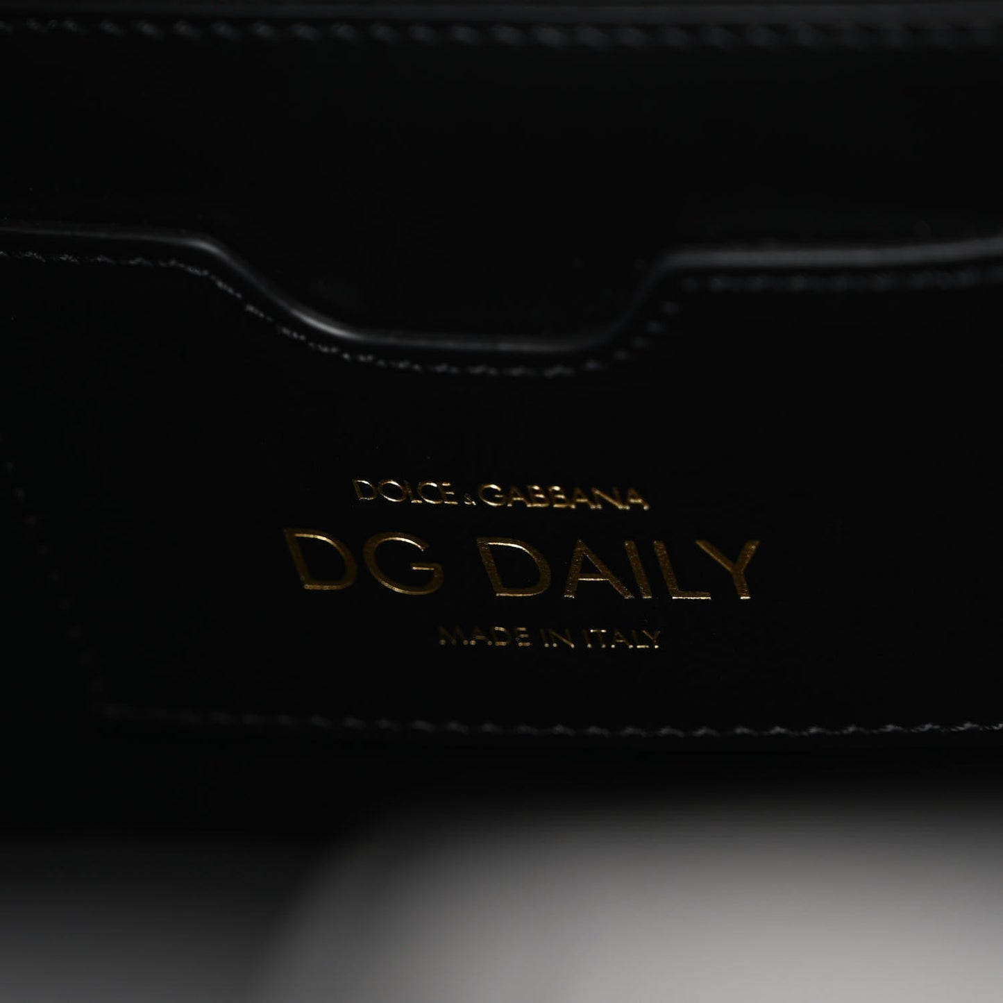 Calfskin DG Logo Tote Black