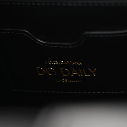 Dolce & Gabbana Calfskin DG Logo Tote Black 6 of 9