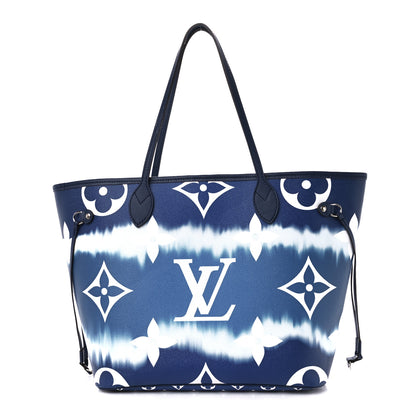 Louis Vuitton Monogram Escale Neverfull MM Blue 1 of 14