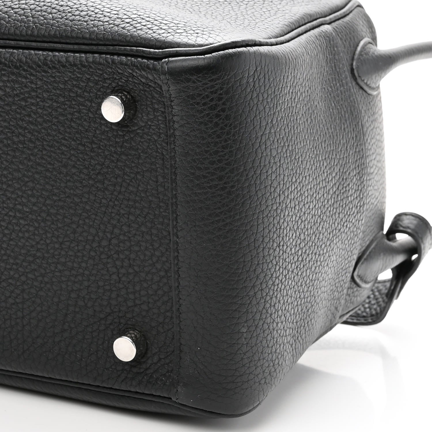 Hermes Taurillon Clemence Lindy 26 Black 10 of 11