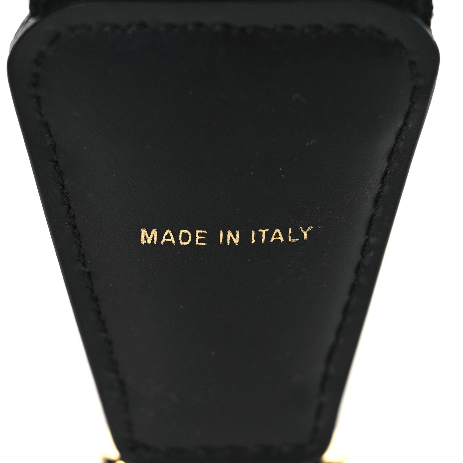 Fendi Jacquard Ribbon Vitello King FF Bi-Color Intreccio Adjustable Strap You Black White 5 of 5