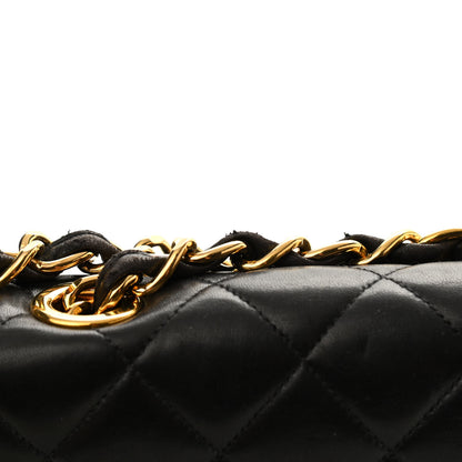 Chanel Lambskin Quilted Jumbo Single Flap Black 10 of 16