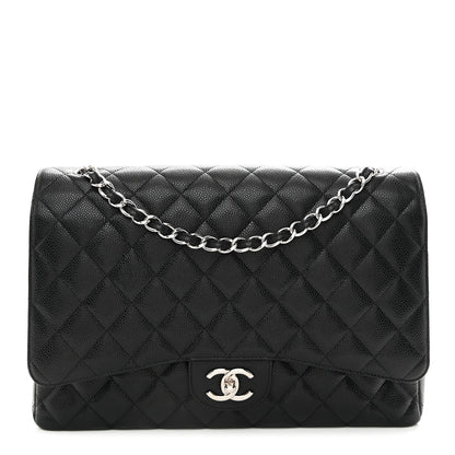 Chanel Caviar Quilted Maxi Double Flap Black 2 of 23
